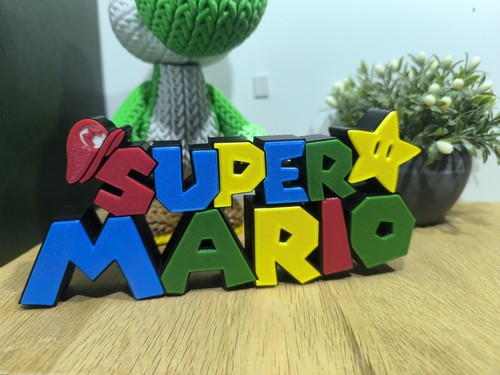 Super mario aufsteller - super,