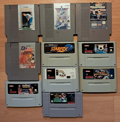 10x nintendo snes nes spiele - nes,