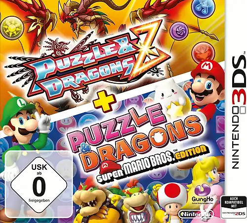Puzzle dragons - puzzle, +