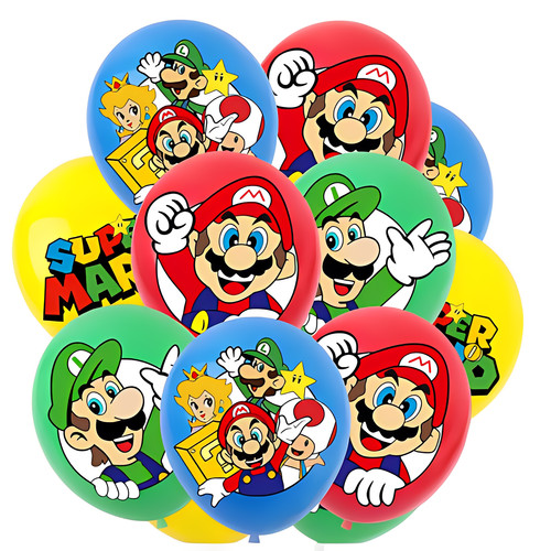 Super mario party luftballons - super,