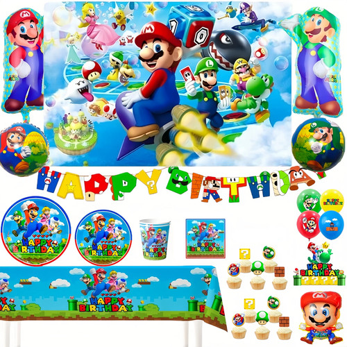 Super mario party - super, dekoration