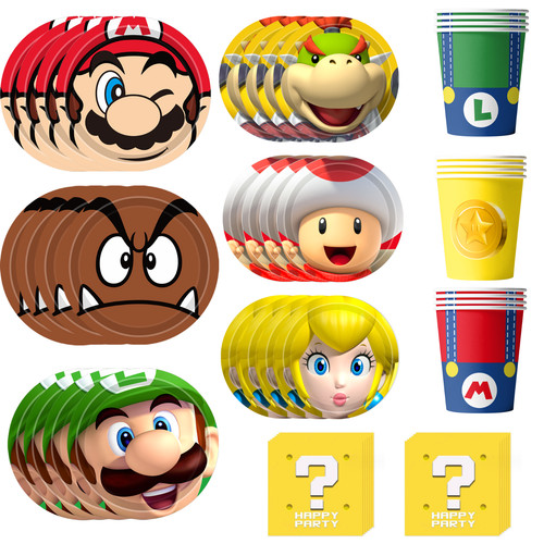 Super mario geburtstag deko - super,